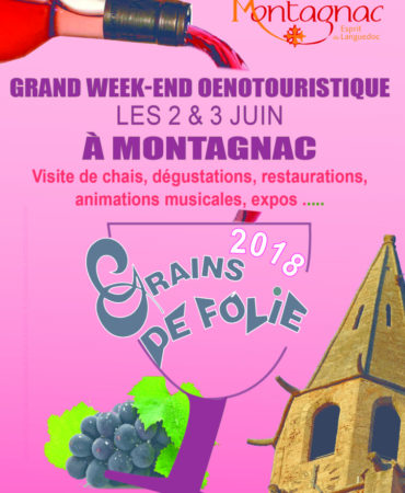 Affiche Grains de Folie Montagnac 2018